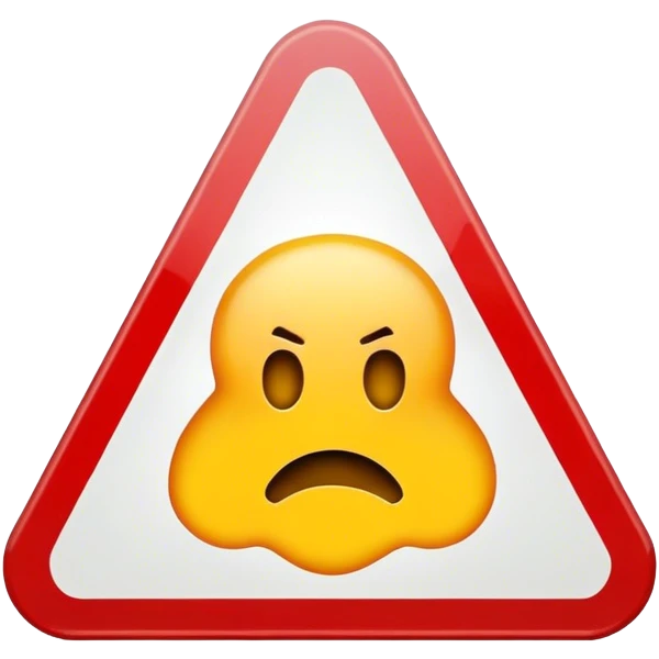 Warning sign emoji