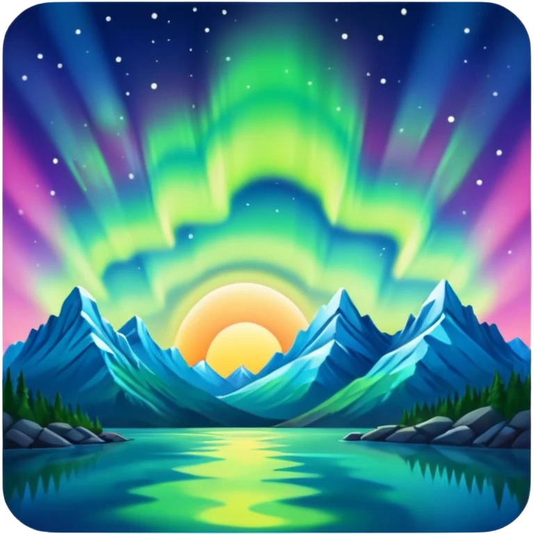 Emoji de aurora  emoji