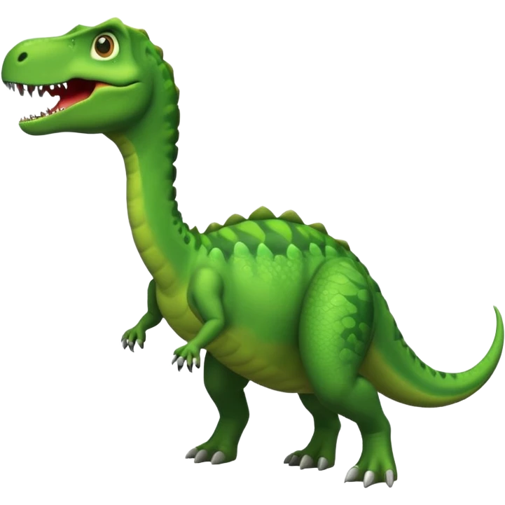 Dinosaur falling from the sky emoji