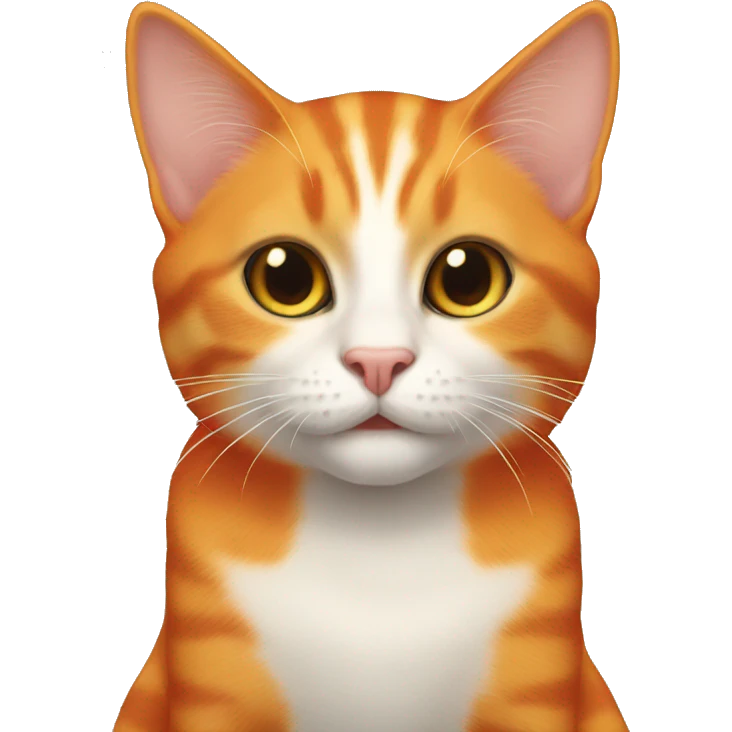 Orange Elf cat emoji