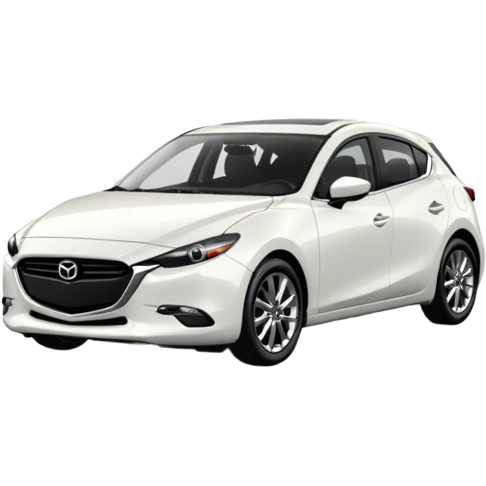 white mazda 3 2020 emoji