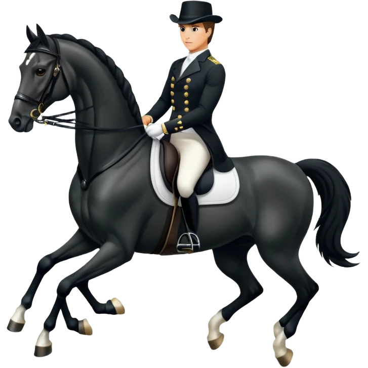 Dressage horse  emoji