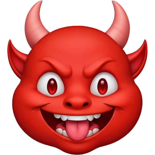 Devil emoji with tongue  emoji