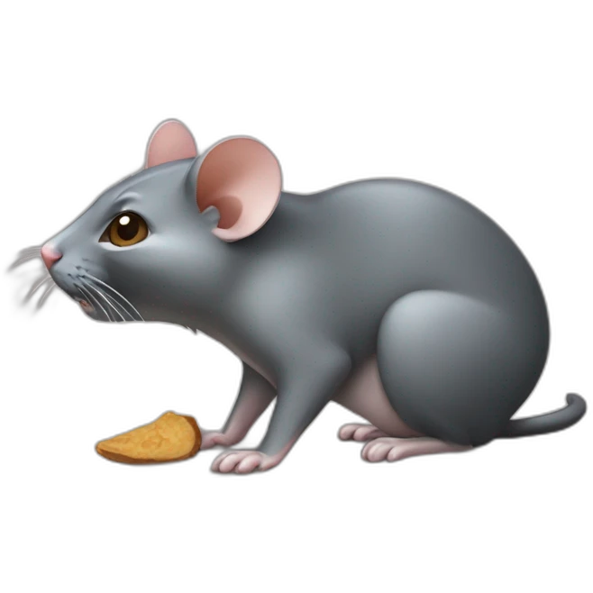 chat mange souris emoji