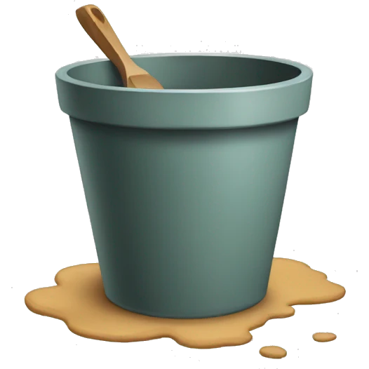 pot de peinture emoji