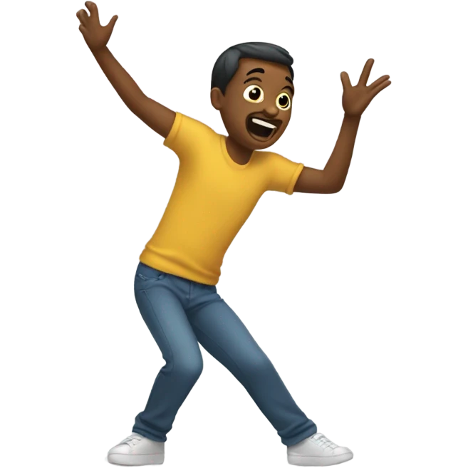 Dabing on the hater emoji