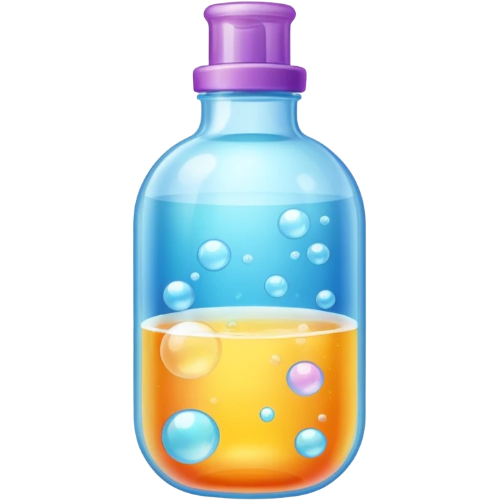 Bottle of bath bubble  emoji