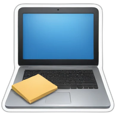 central asian with a laptop emoji