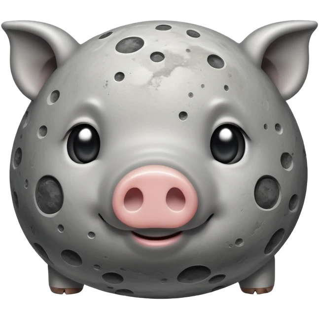 Moon pig  emoji