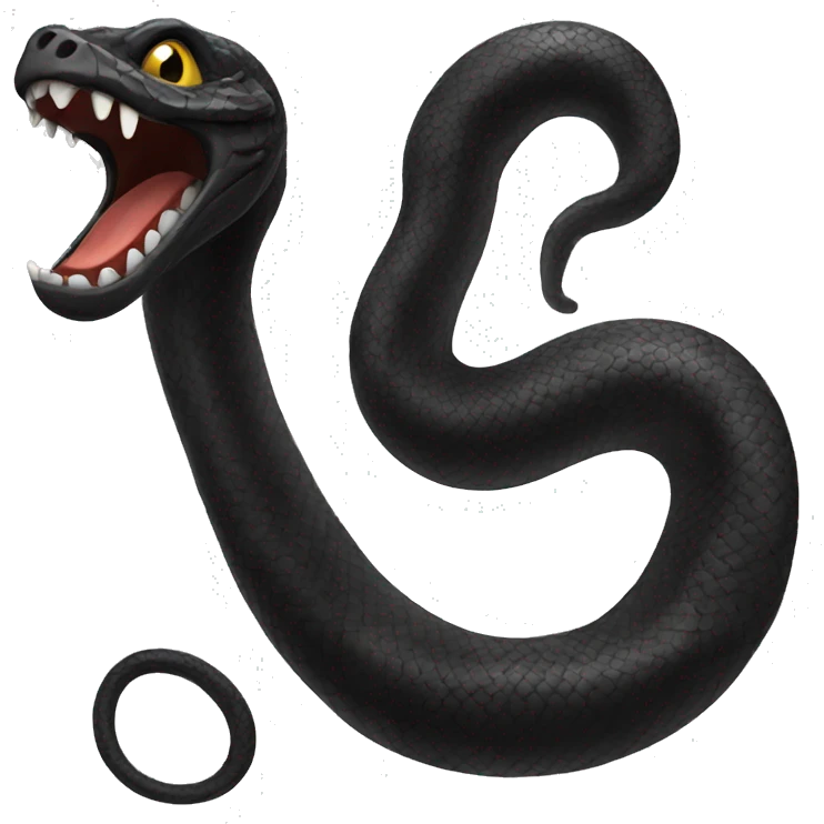 black serpent emoji