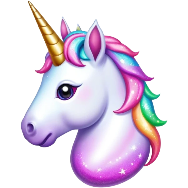 Unicorn poop emoji