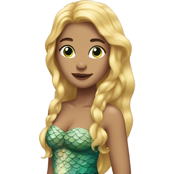 half mermaid half fair emoji