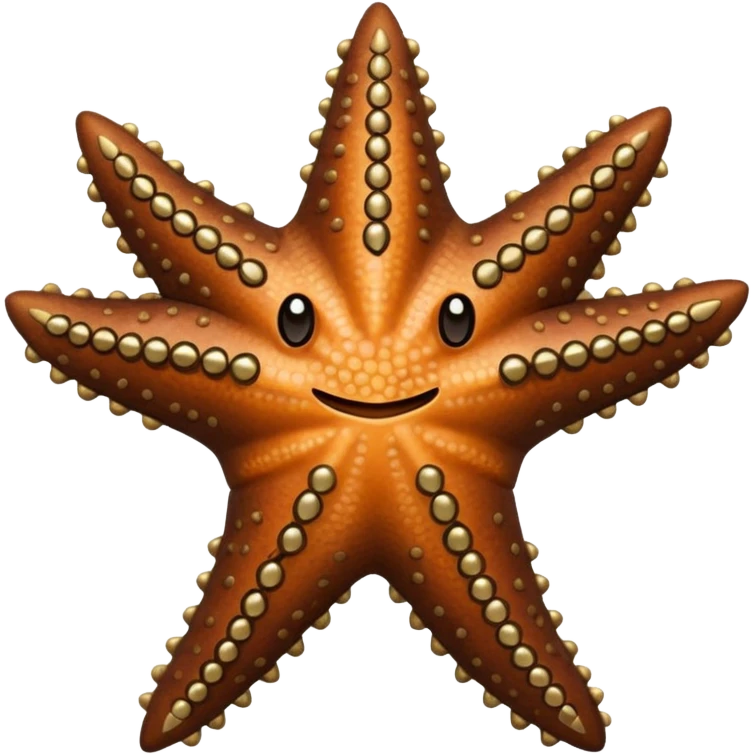 Starfish in leather wear emoji