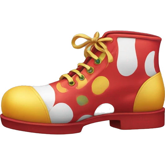 Clown shoe  emoji