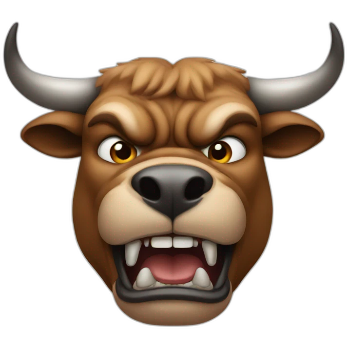 Bull angry emoji