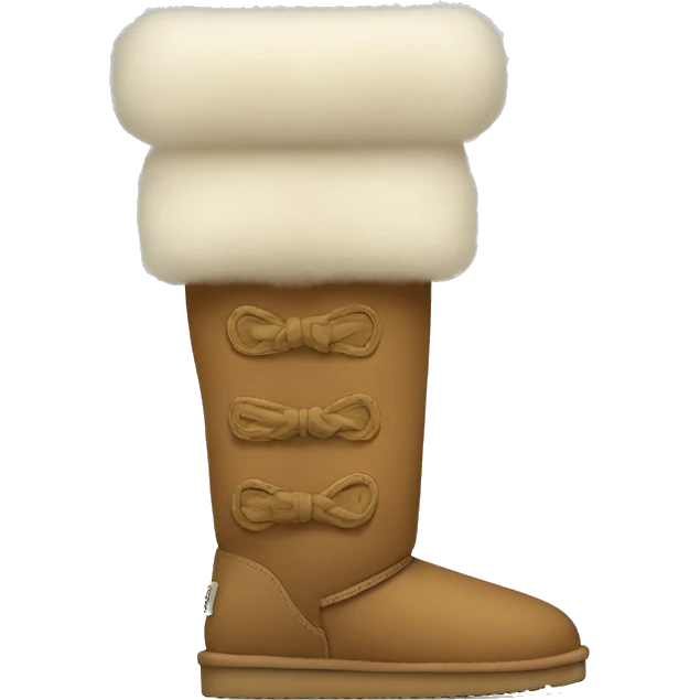 uggs with leg warmers emoji