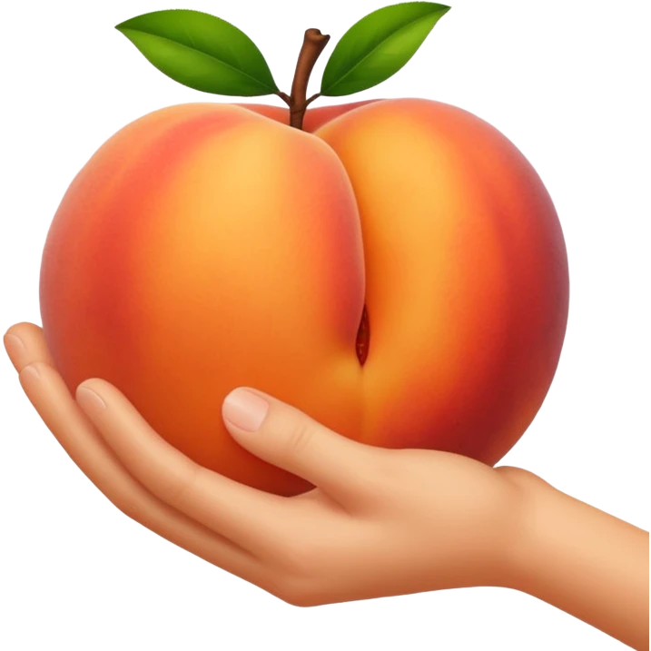 peach slap emoji