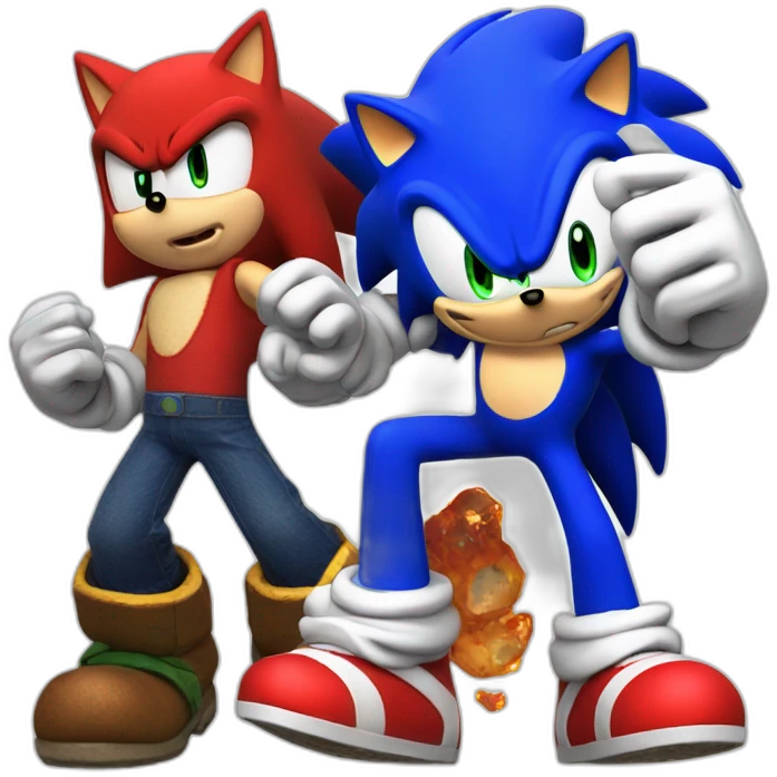Sonic vs mario vs crash emoji