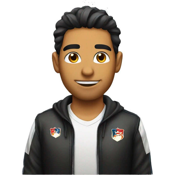 Latino Tiger gamer (la formula theme) emoji