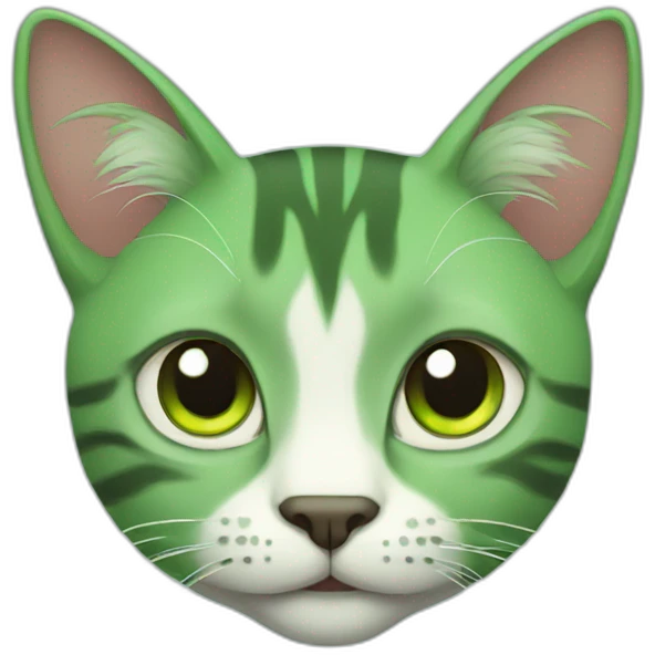 green cat emoji