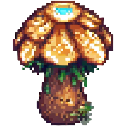 glowing mushroom with purple glow emoji