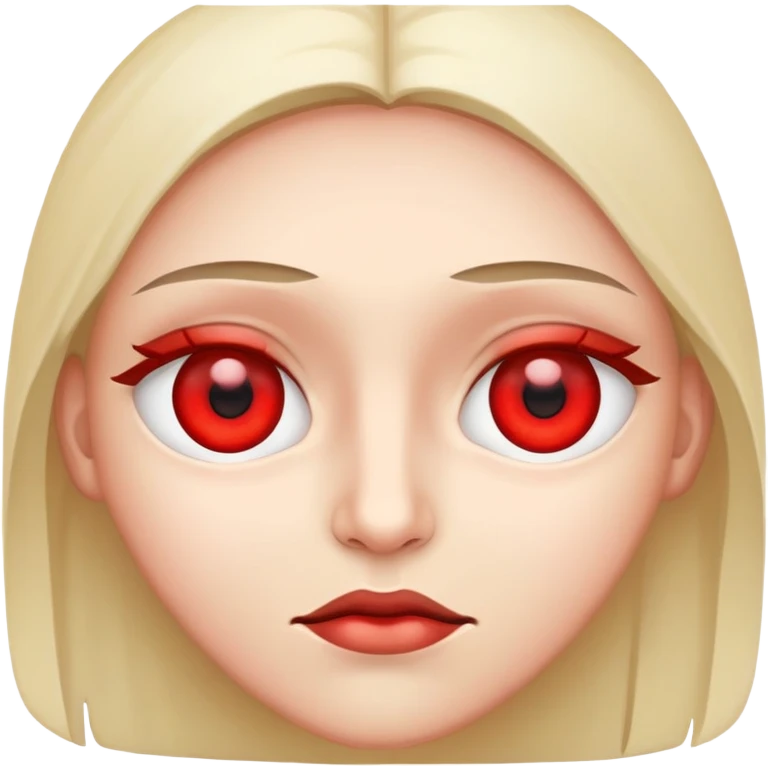 Red eyes high emoji