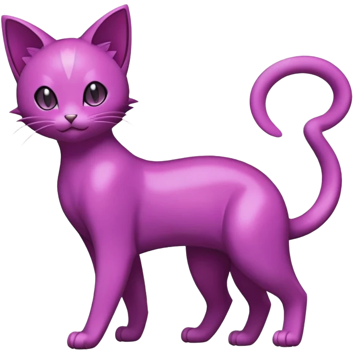 Shiny Purrloin-Skitty-Pokémon-Fakémon-hybrid-creature (full body) emoji