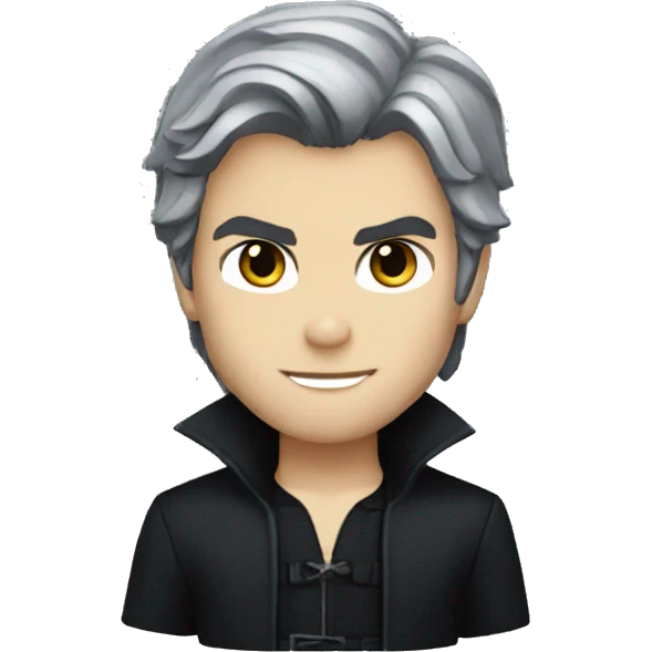 Damon Salvatore vampire MINI emoji