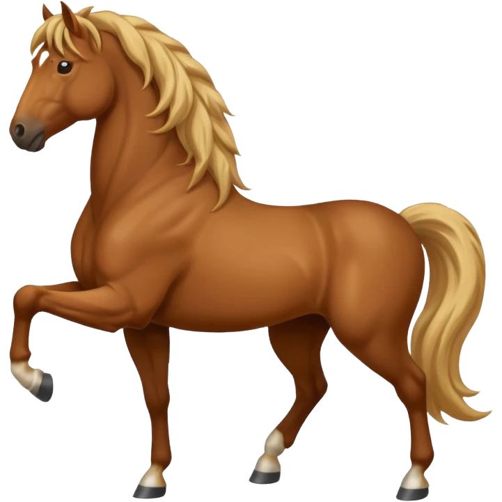 horse standing up on two feet emoji