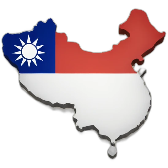 Taiwan map and flag emoji