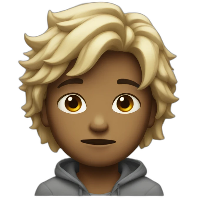to be sad emoji