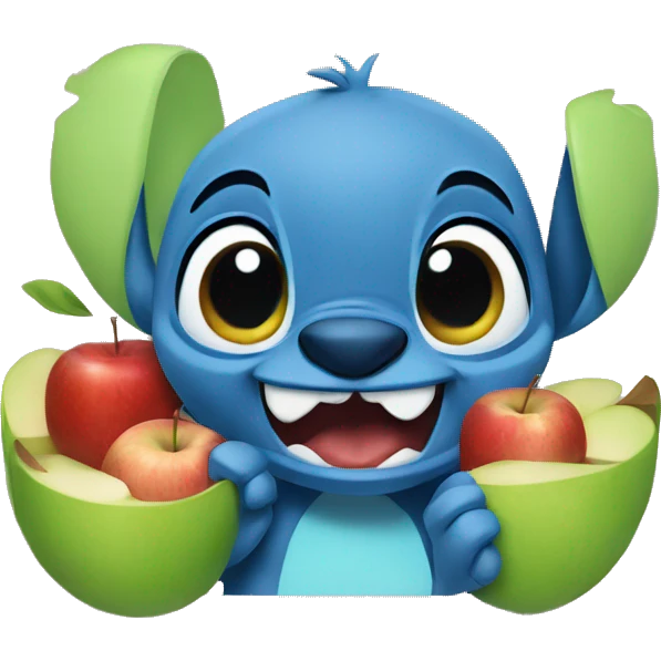 stich with apples  emoji