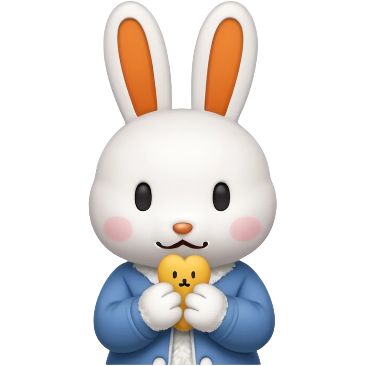 miffy with X for a mouth emoji