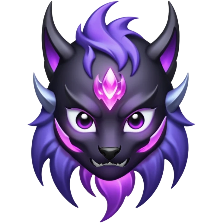Shadow Fang — black steel + violet aura emoji