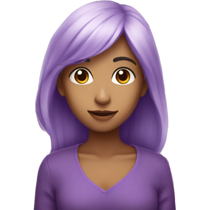 Corazón lila emoji