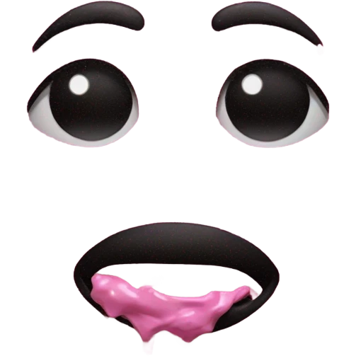 Art canvas with splattered pink glittery paint  emoji