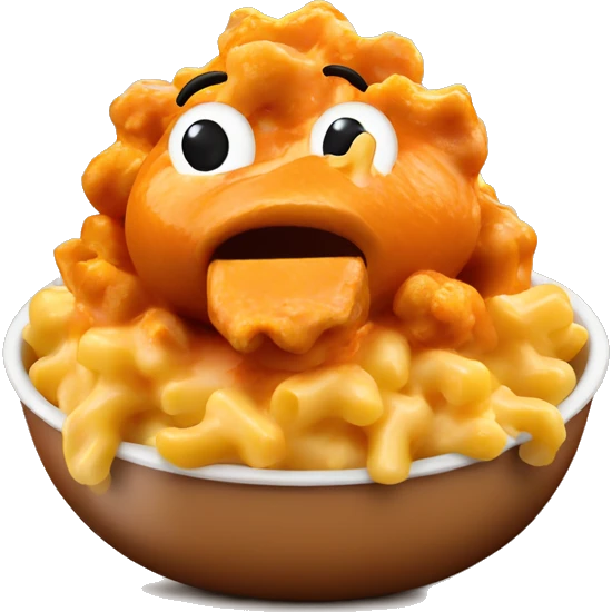 Buffalo chicken Mac and cheese  emoji