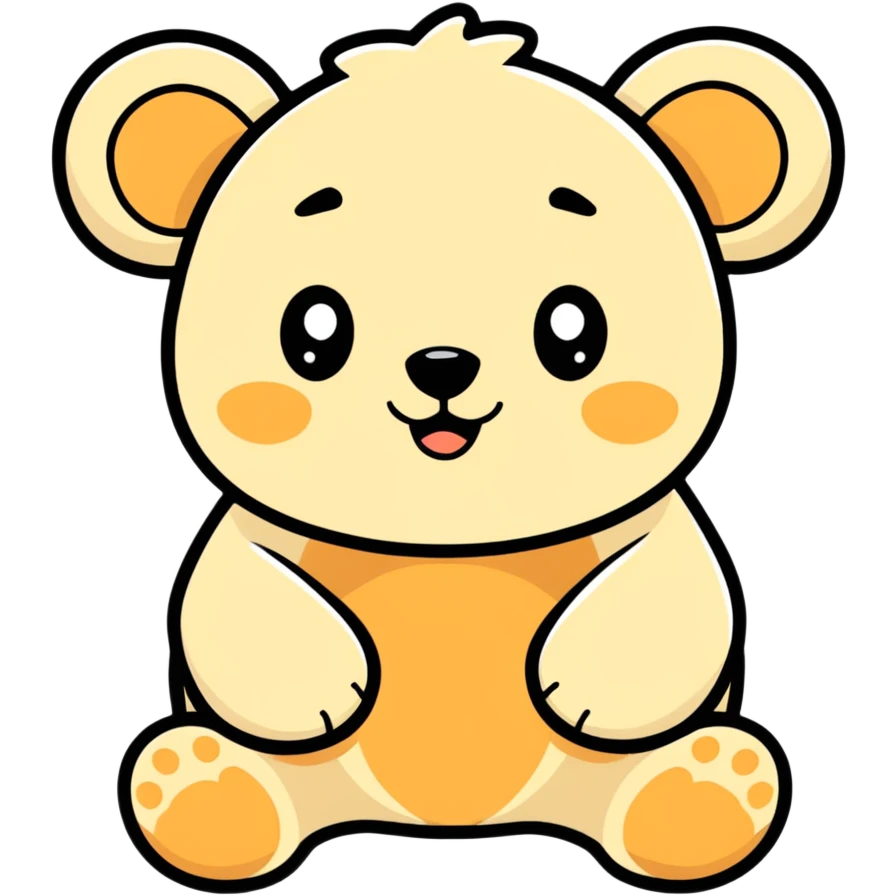 Bear cub wanting love  emoji