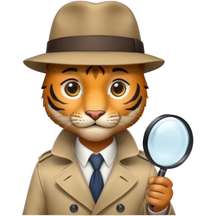 tiger Detective  emoji