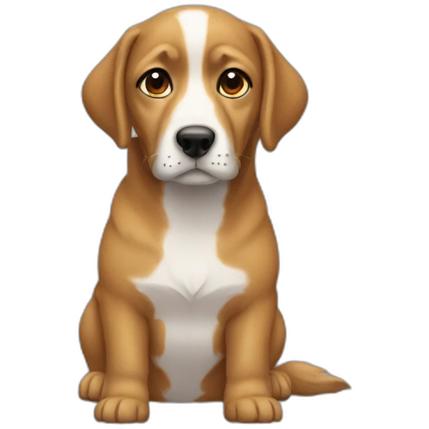 this is not created by human. make a dog emoji