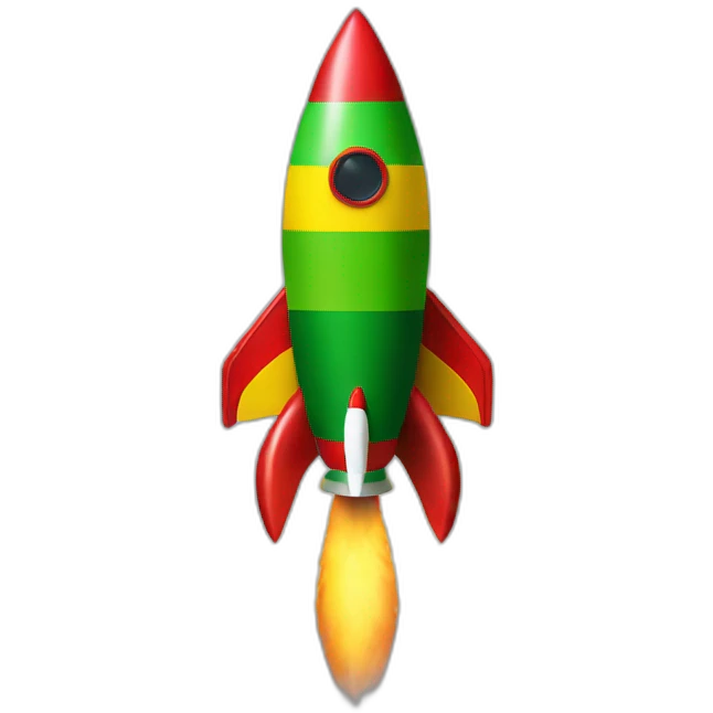 Rasta rocket emoji