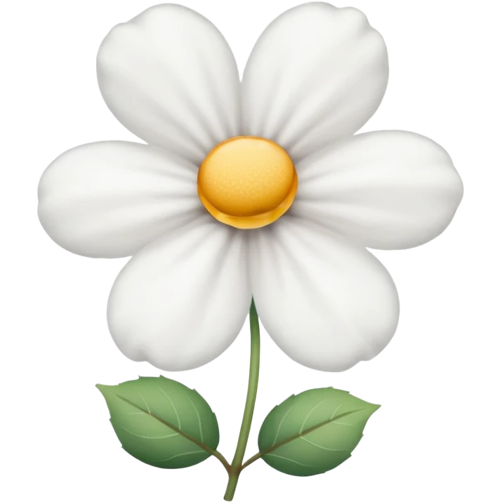 Cotton flower no fsce emoji