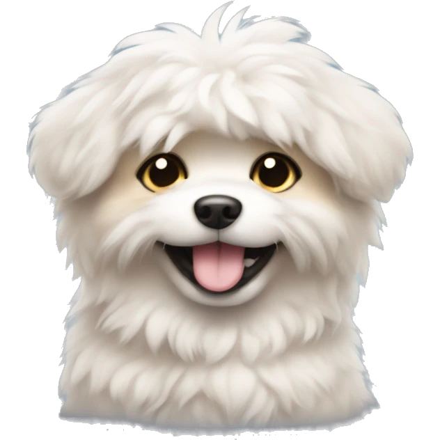 Fluffy puppy emoji
