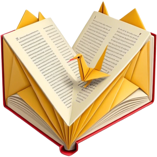 origami book emoji