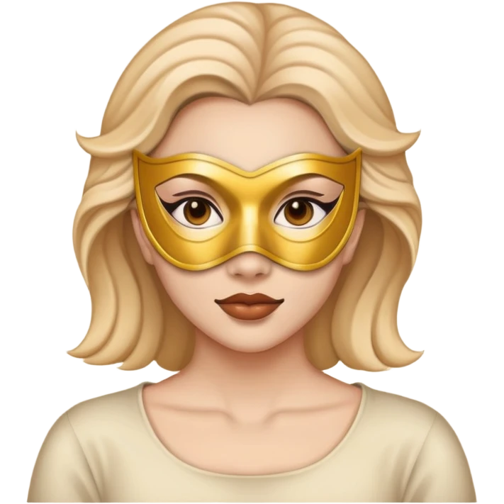 Woman with mas emoji