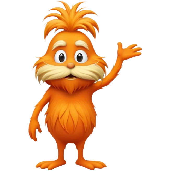 The Lorax from Dr Seuss  emoji