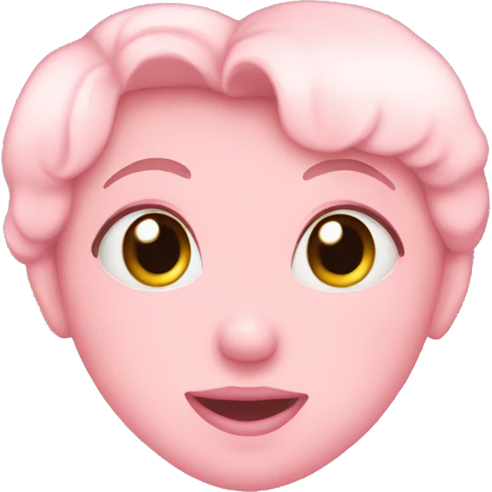baby pink heart  emoji