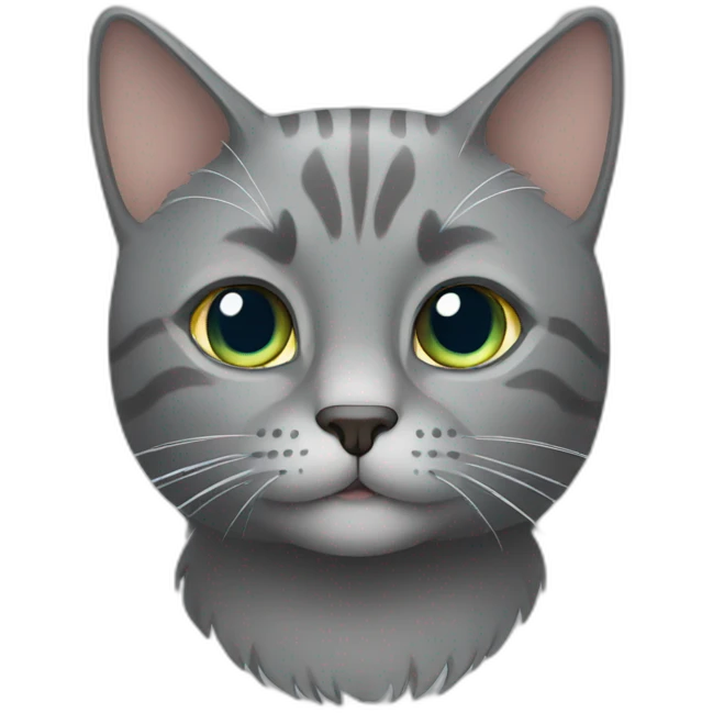 gray cat emoji