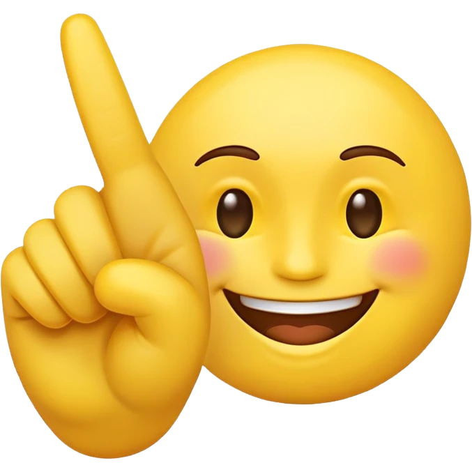 happy emoji holding up middle finger emoji