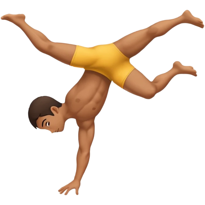 Back flip sideways emoji